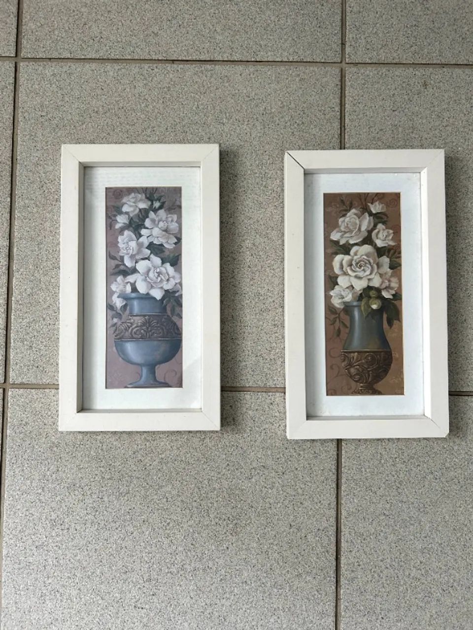 Par Quadros de Flor - 35cm X 18cm (cada) - Foto 3