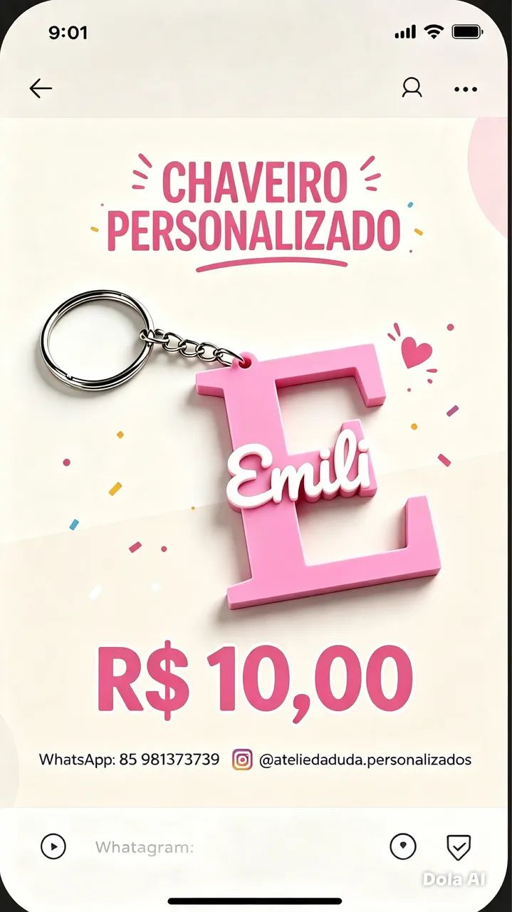 CHAVEIRO PERSONALIZADO 