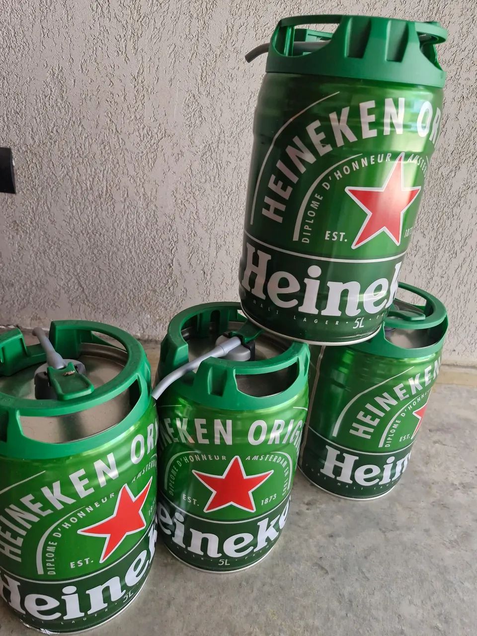 Barril de Heineken 5l. Vazio