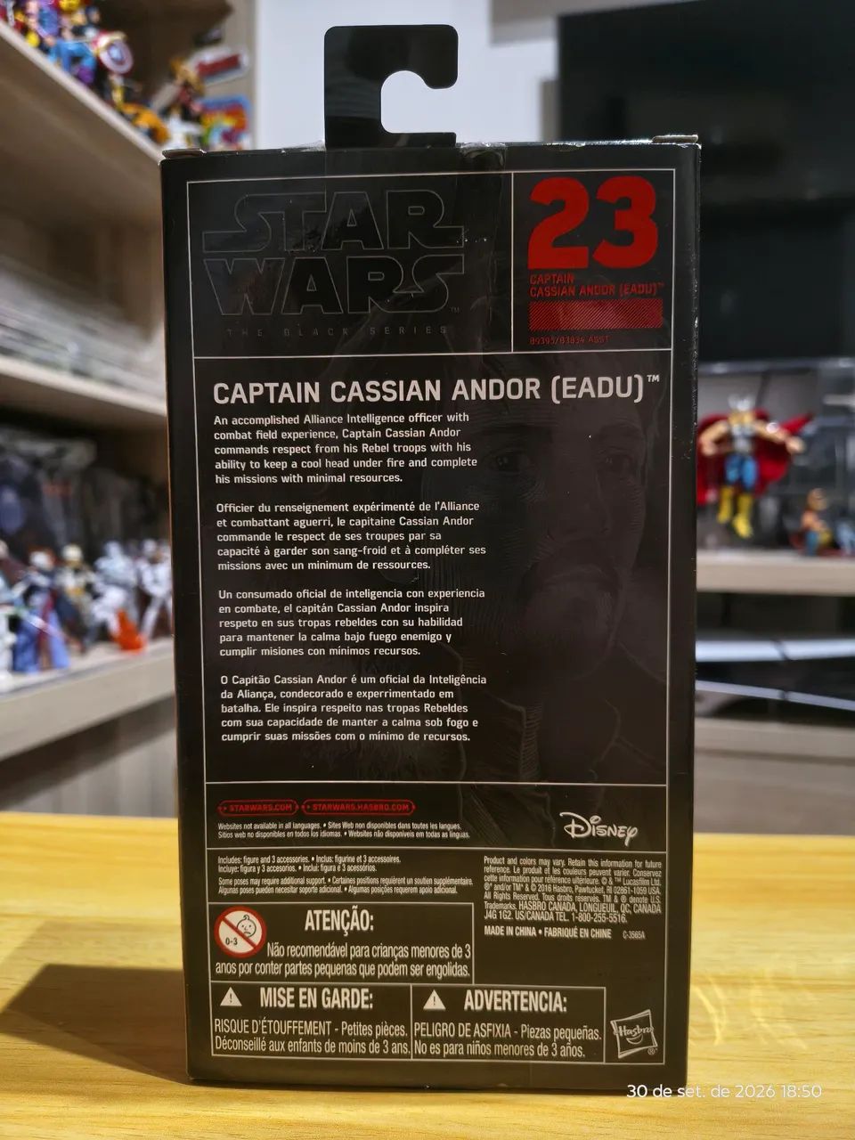 Cap Cassian Andor EADU Star Wars Black Series - Foto 2
