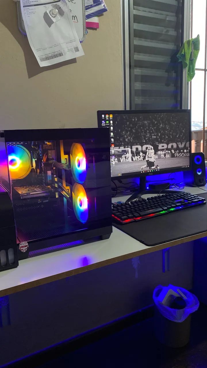 PC Gamer Custo Benefício - Intel i7 - RX 550 - 16GB RAM - Valorant, CS-GO, GTA V 