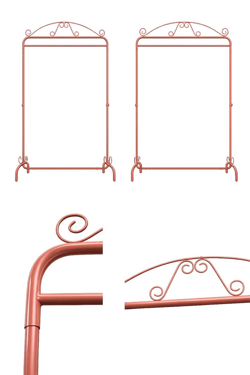 Arara de roupas Rose