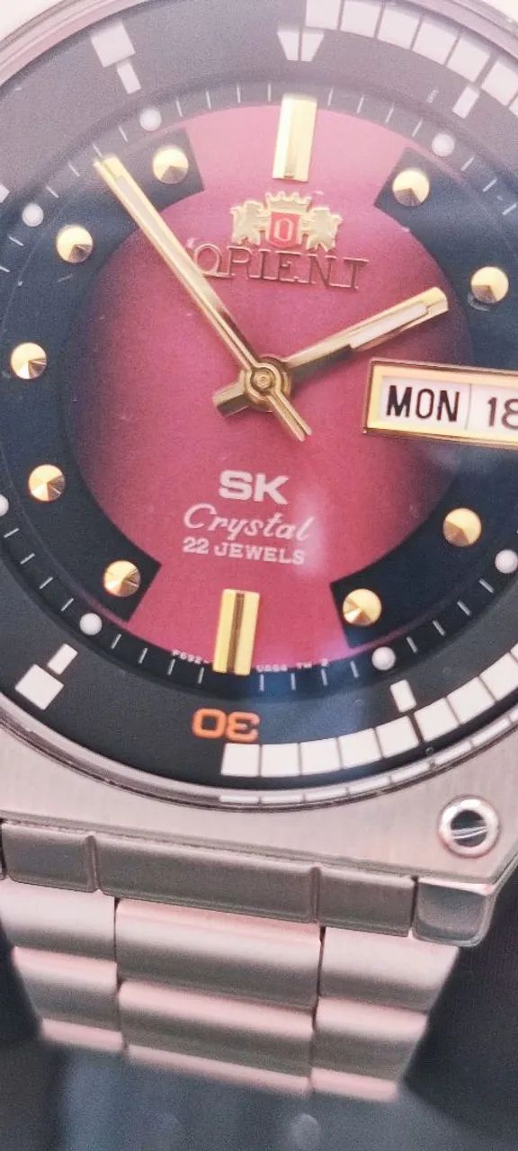 Orient Super King Três Estrelas Crystal Automático 22j Revival