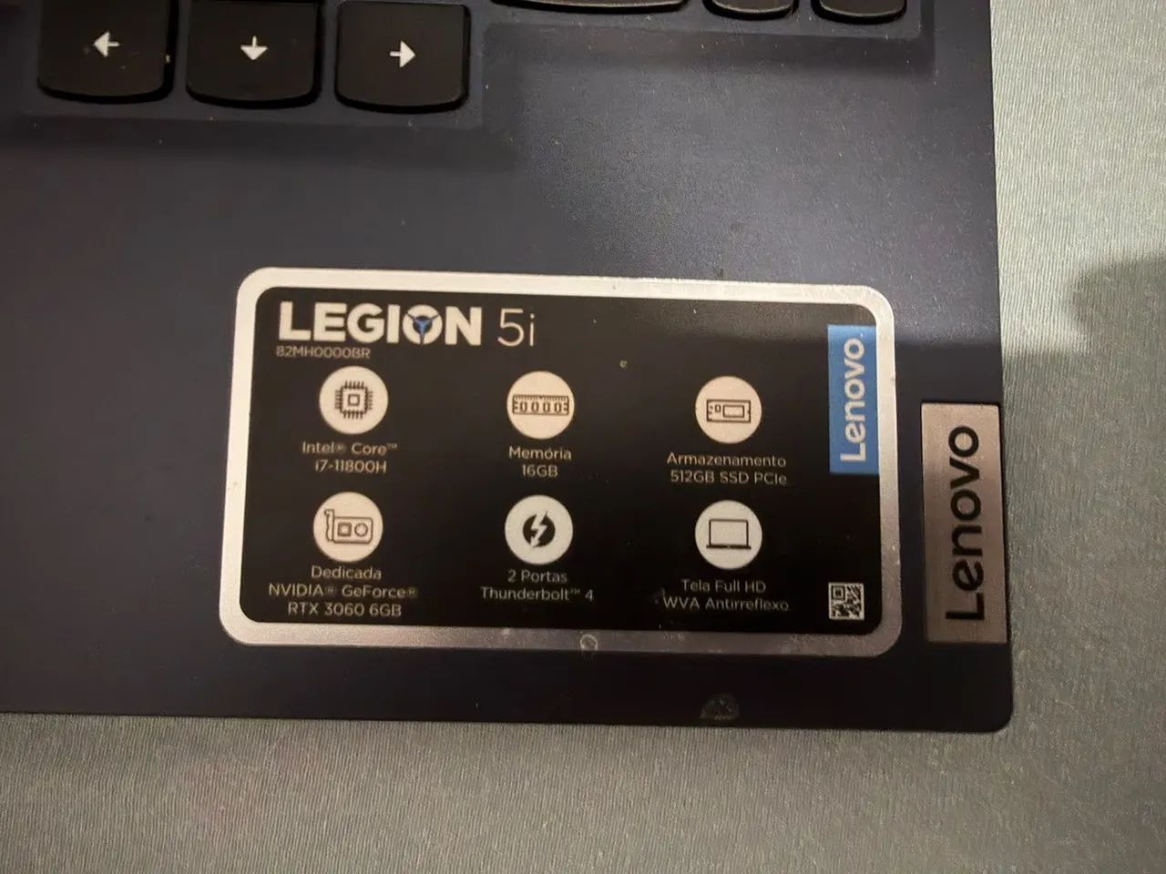 NOTBOOK LEGION I7 RTX 3060 - Foto 3
