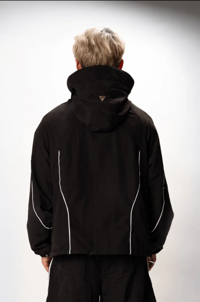 CASACO SHUI OVERSIZED NYLON TRACKSUIT RACING - Foto 3