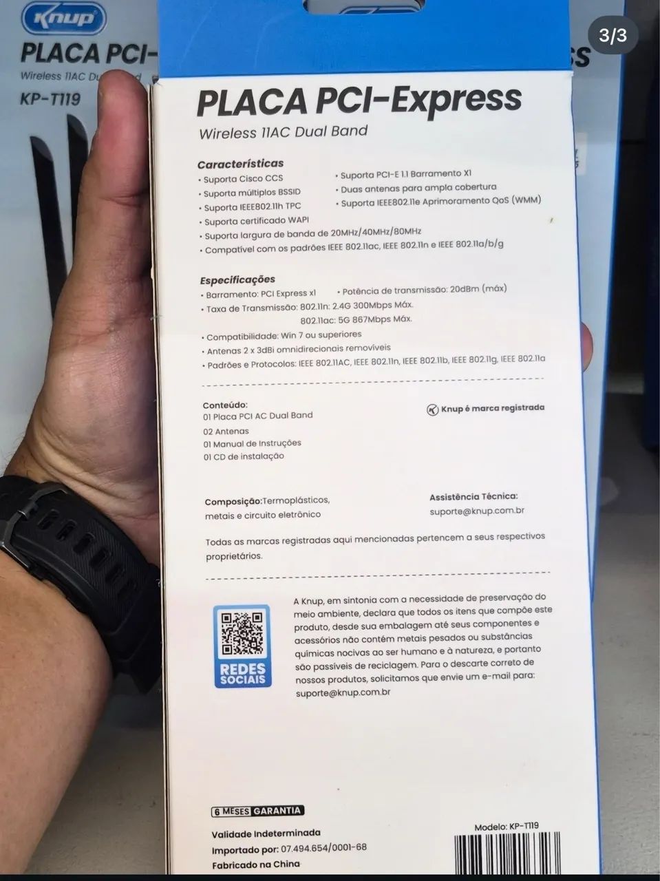 PLACA PCI-EXPRESS KP-T119 (FL) - Foto 2