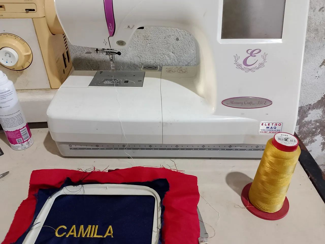 Vendo máquina de bordado janome 350i e seminovos - Foto 3