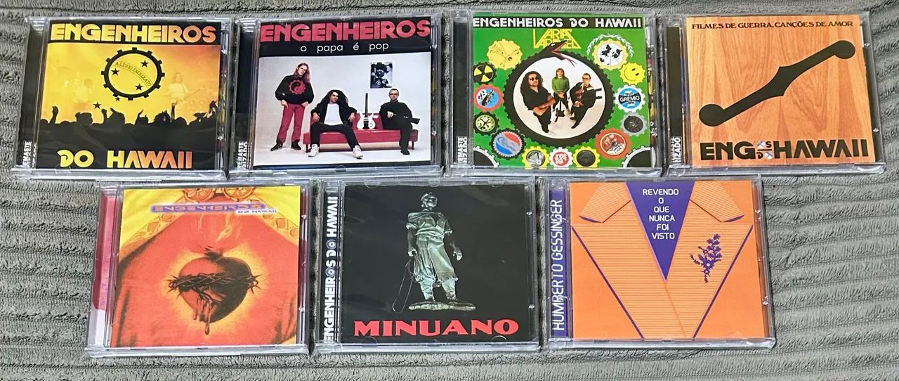 Engenheiros do Hawaii Lote com 07 CDs