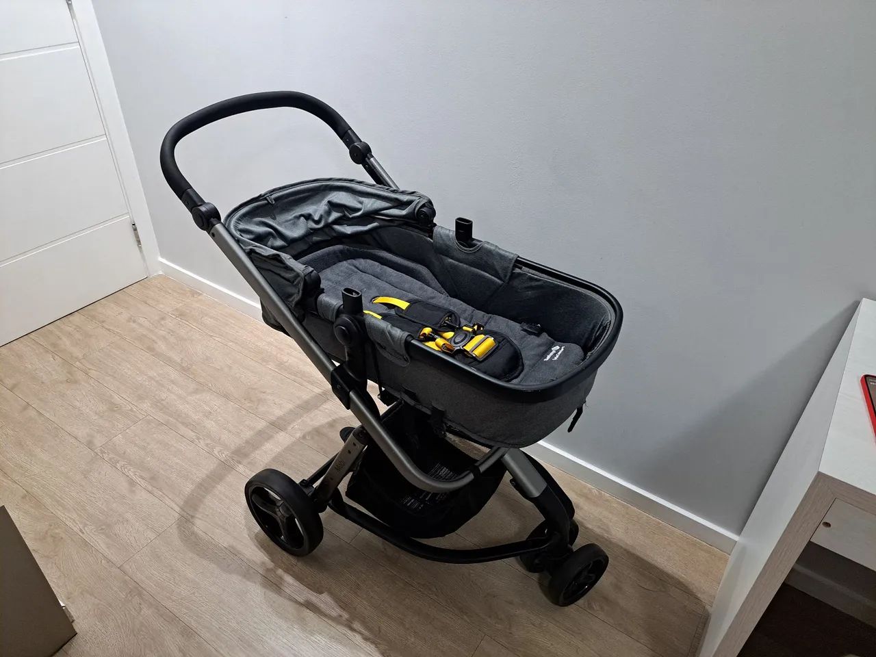 Carrinho bebe Safety First Grey Denim TRIO - Foto 3