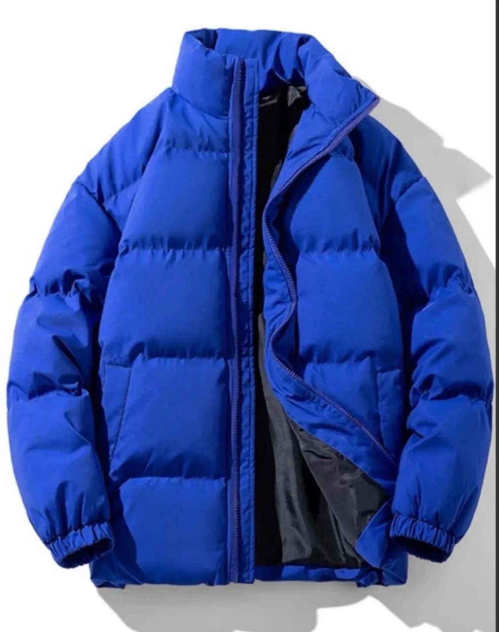Casaco de inverno acolchoado oversized tamanho XXL