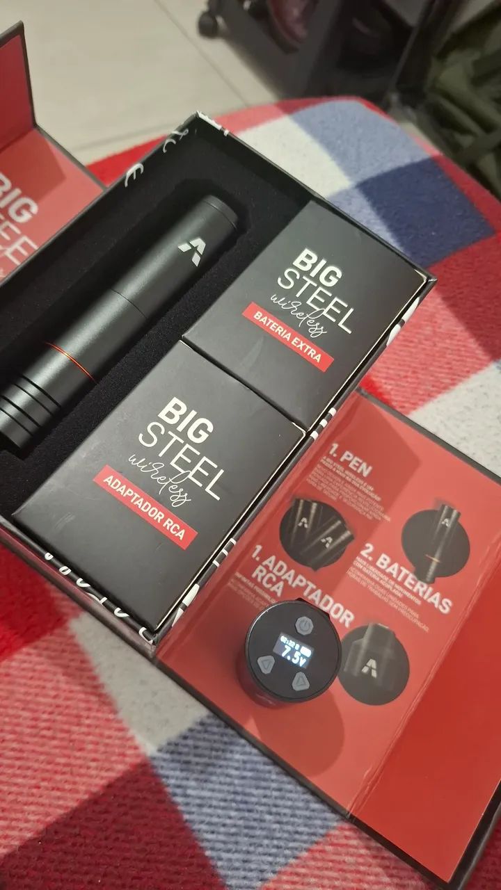 Maquina de Tatuagem Aston Big Steel Wireless