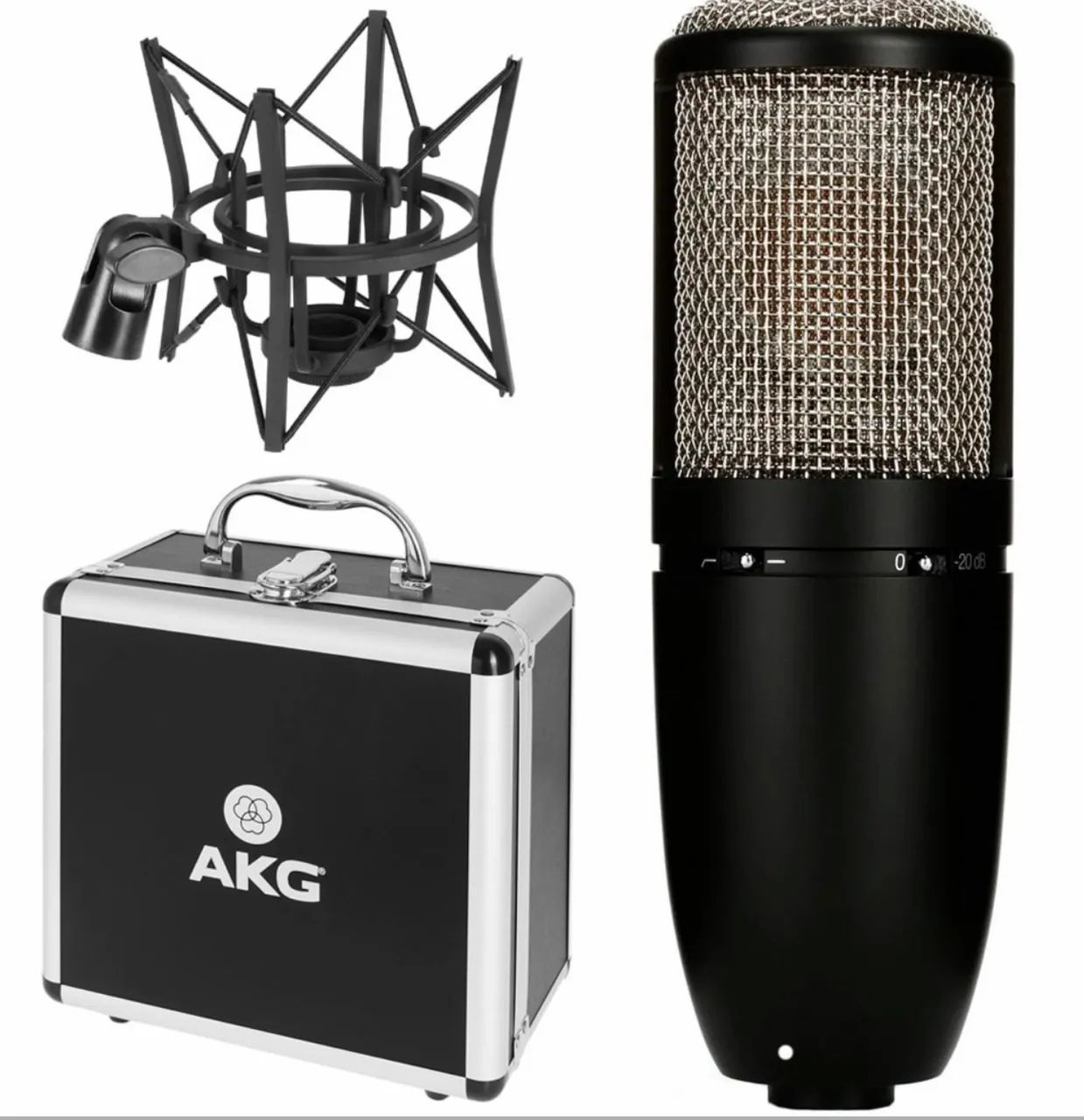 Microfone AKG Condensador Vocal Pro Áudio  - Foto 4