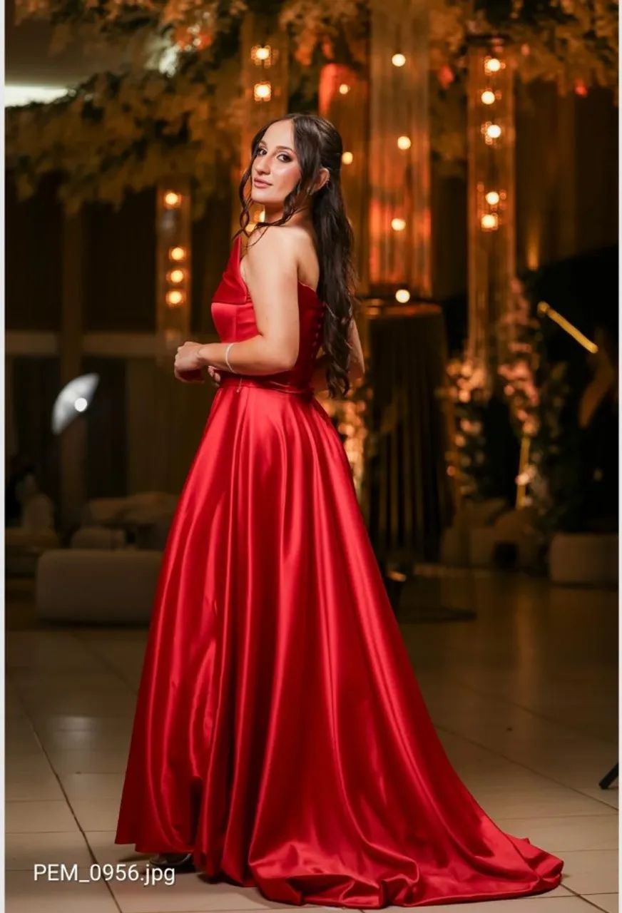 VESTIDO FORMATURA VERMELHO - Foto 2