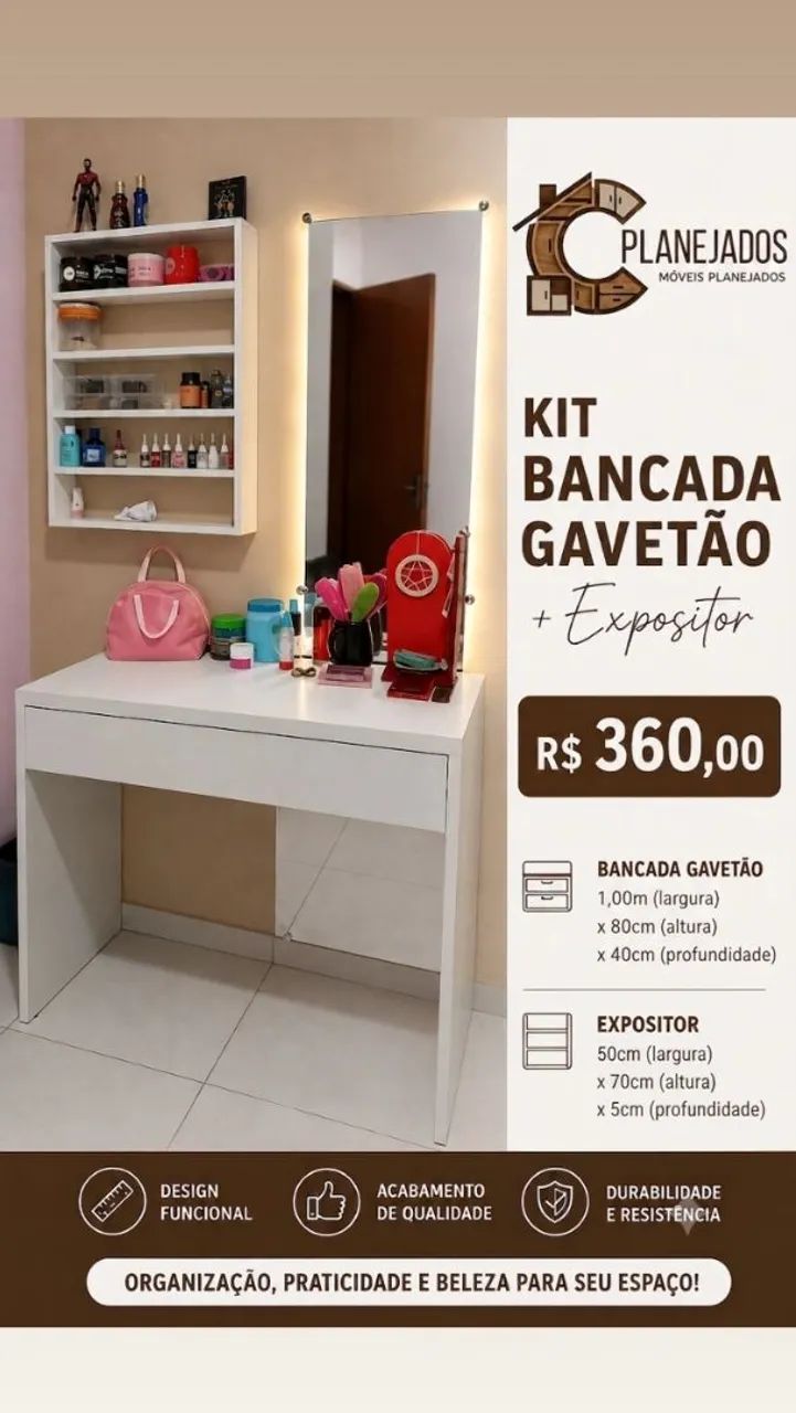Kit bancada 