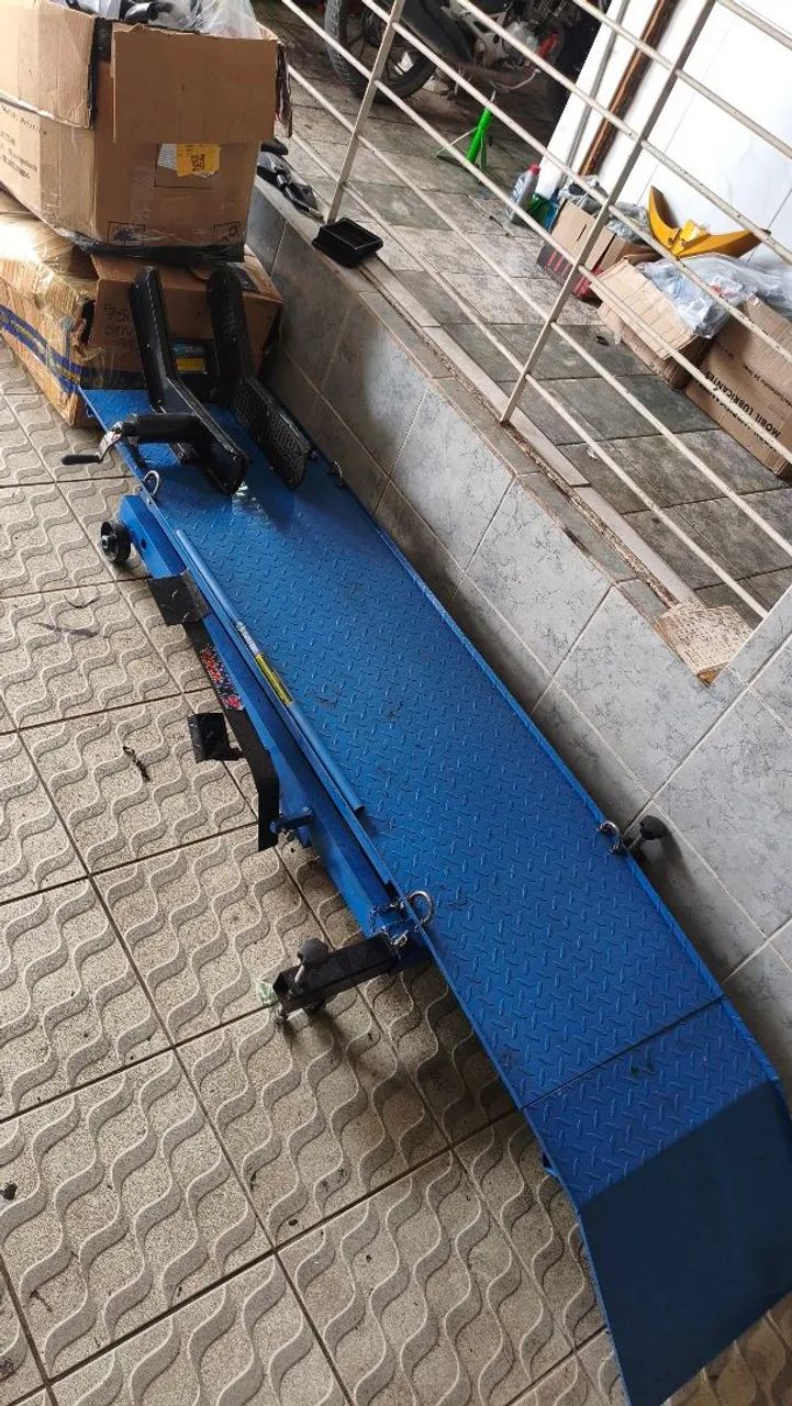 Elevador de motos 350kg zerado - Foto 3