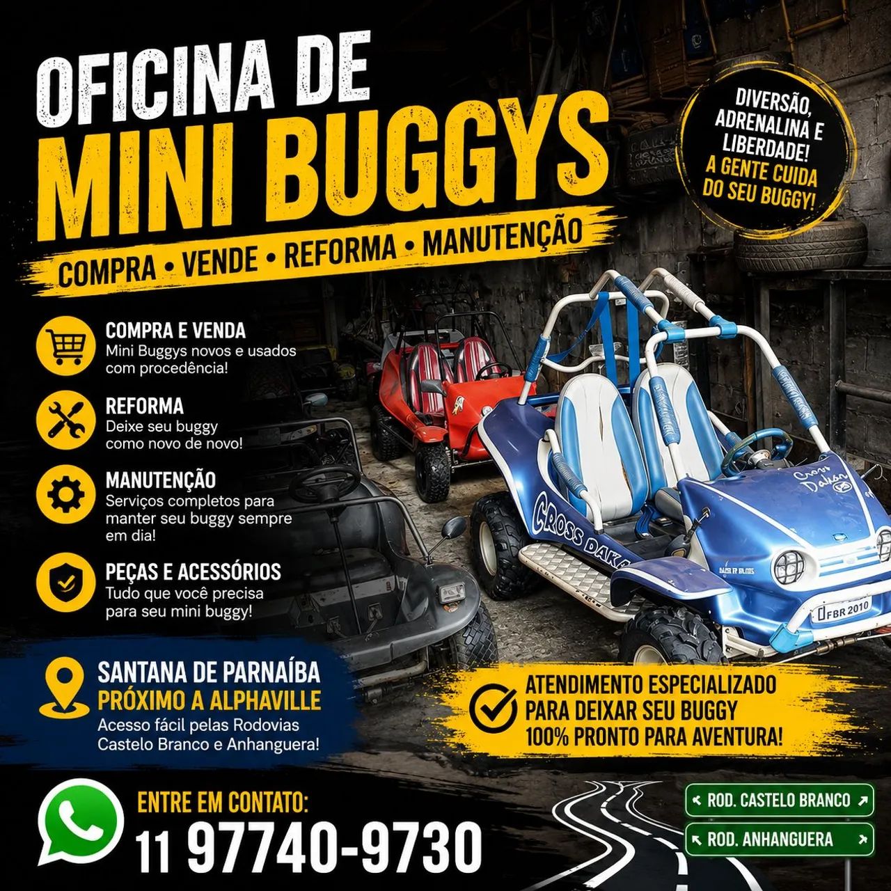 Oficina de mini buggys