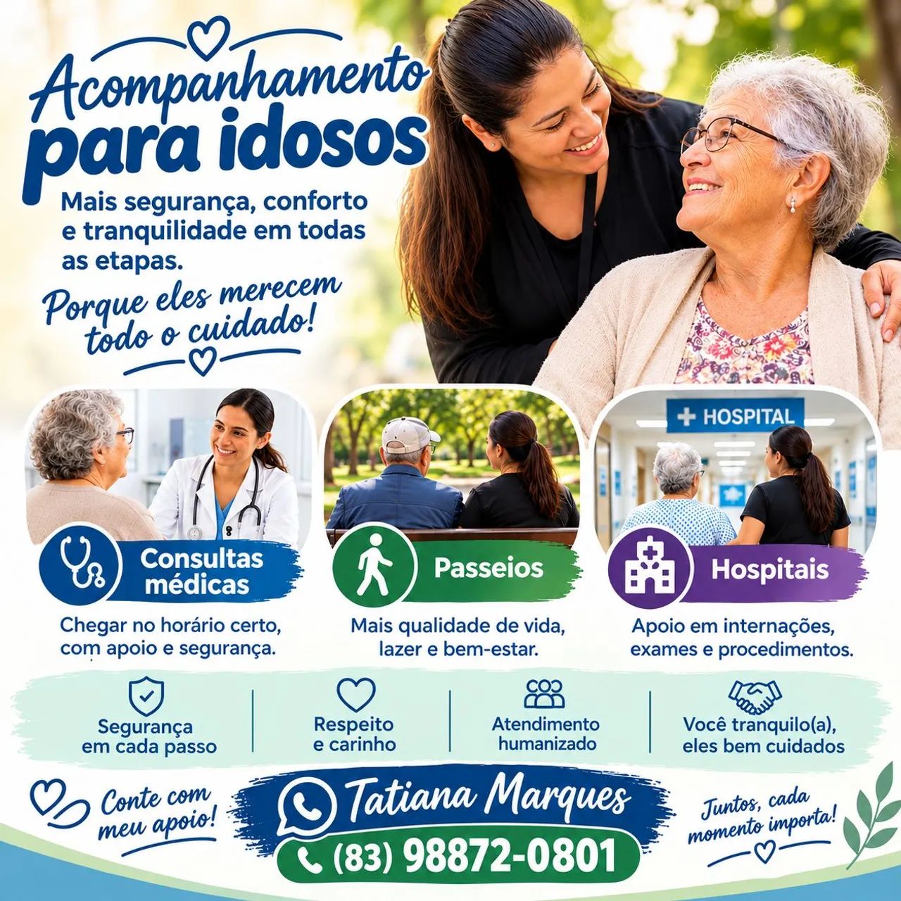 Acompanhar idosos 
