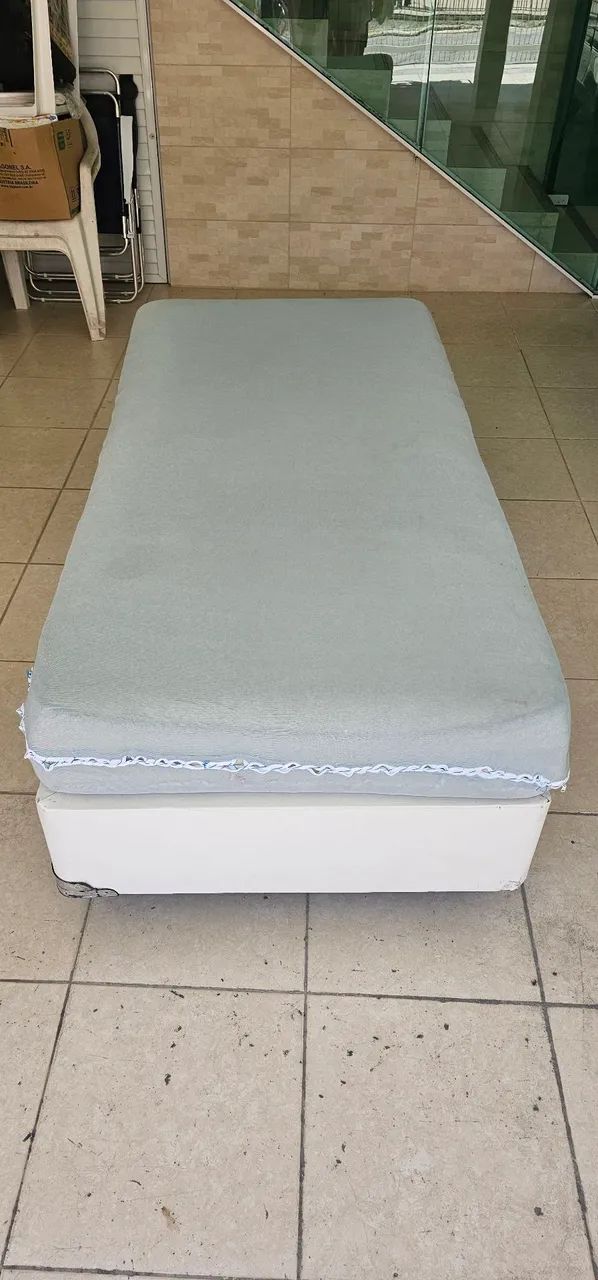 Vendo cama boxe solteiro  - Foto 3