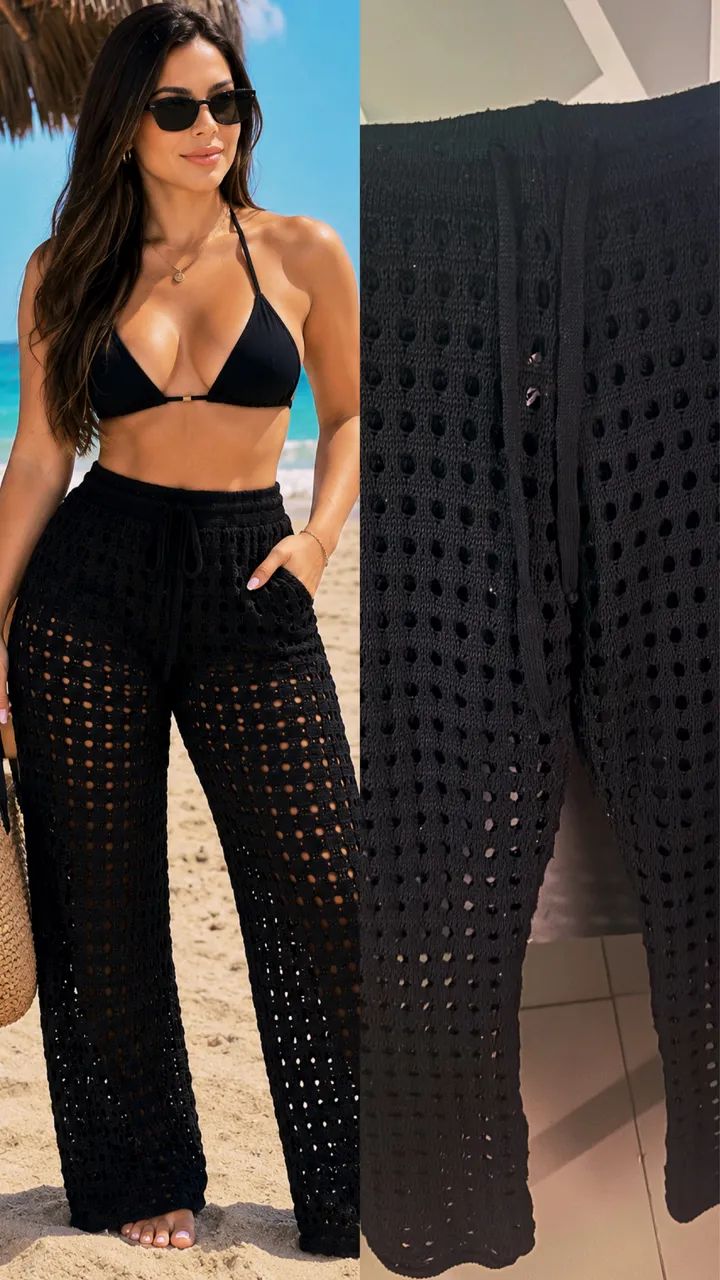 Calça saída de praia 