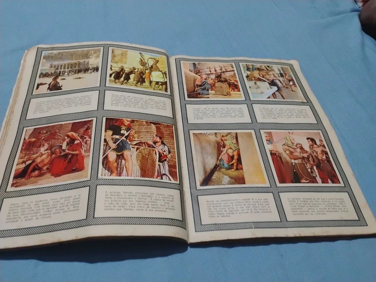 Álbum de figurinhas Os Dez Mandamentos (completo) - Foto 4