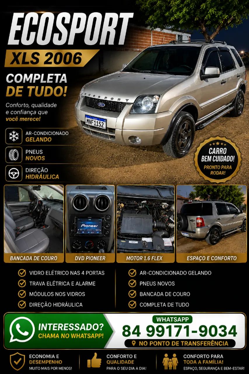 Ford Ecosport XLS 1.6/ 1.6 FLEX 8V 5P 2006