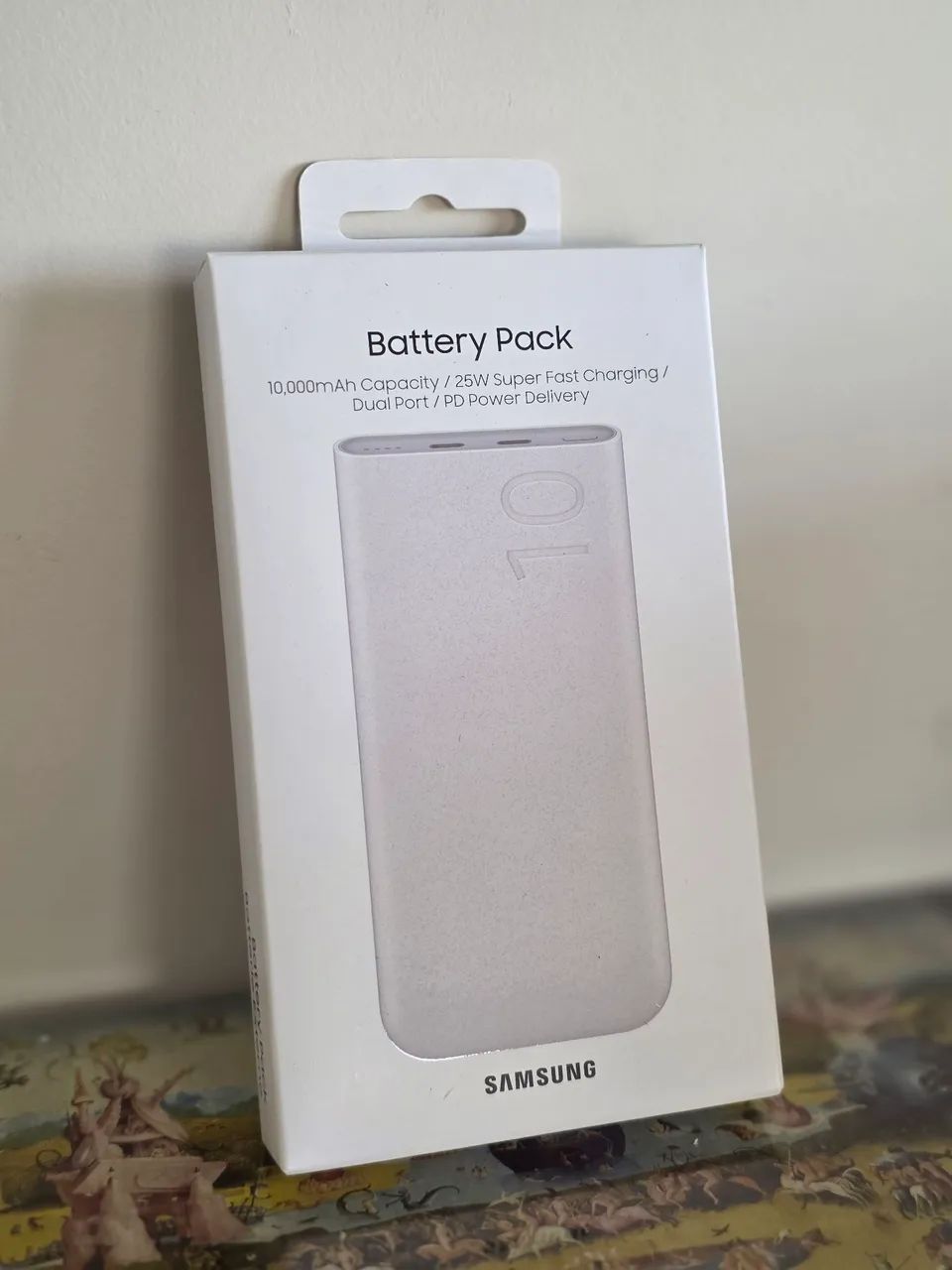 Bateria Externa Samsung 10000mAh 25W Super rápida Portátil NOVA LACRADA