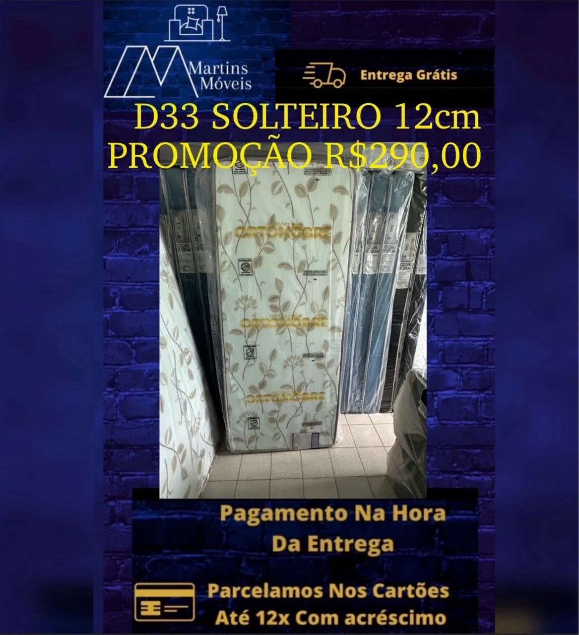 GRANDE PROMOÇÃO COLCHÃO SOLTEIRO E SOLTEIRÃO  ENTREGA GRATIS  - Foto 3