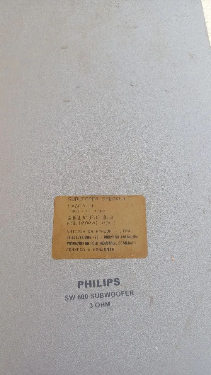 Subwoofer Philips para Home Theater ou Carro - Foto 3