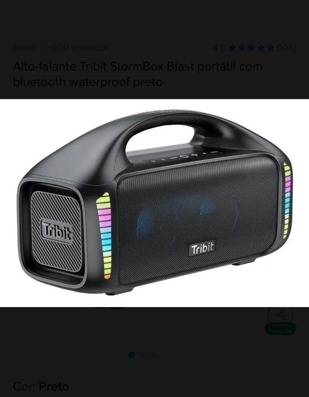 Caixa de Som Tribit 90 whatts Bluetooth  - Foto 2