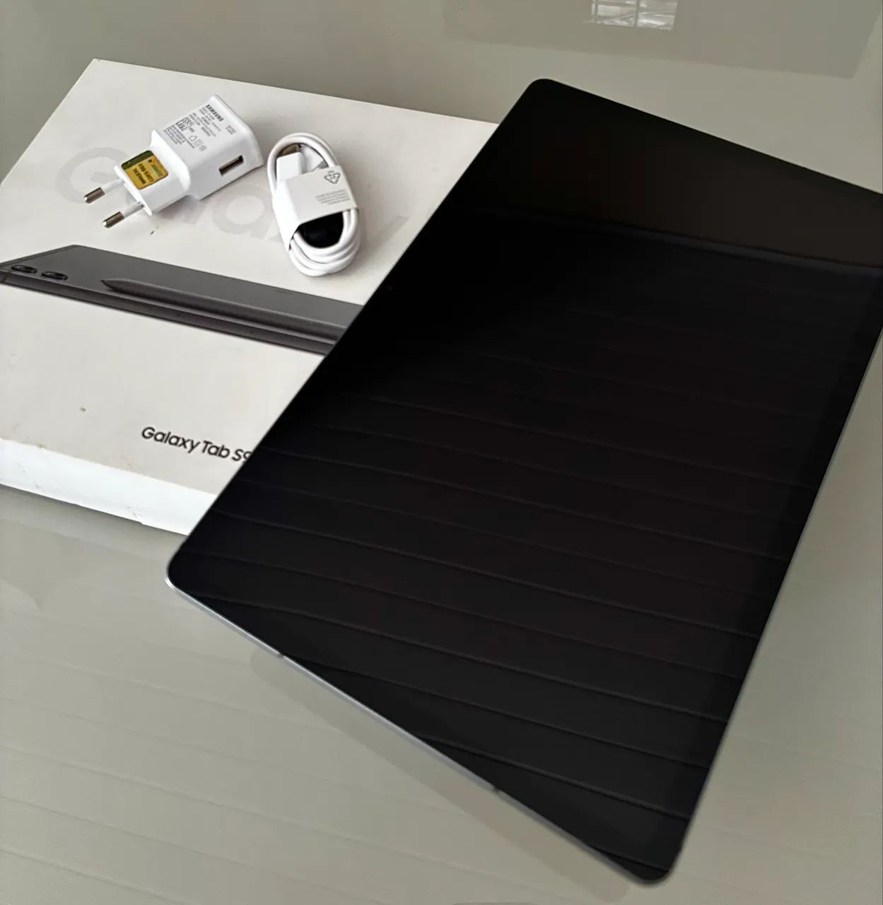 Samsung Galaxy Tab S9 FE+ - Completo com S Pen, caixa e carregador - Foto 3