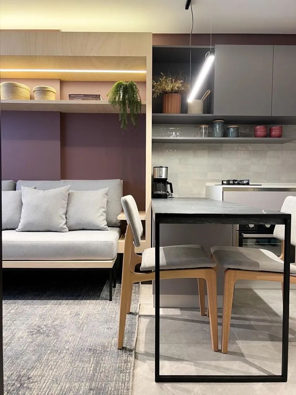 Apartamento Studio Hub mobiliado a venda no Centro - Criciúma - SC - Foto 2