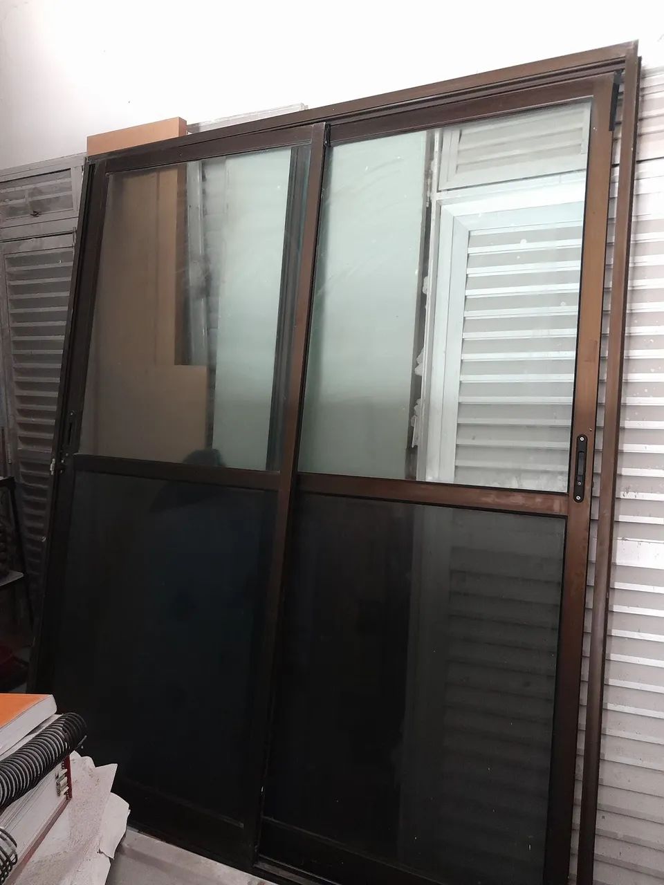Porta de vidro para varanda 