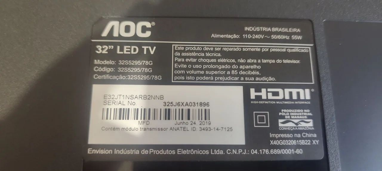 tv smart AOC 32 polegadas  - Foto 4