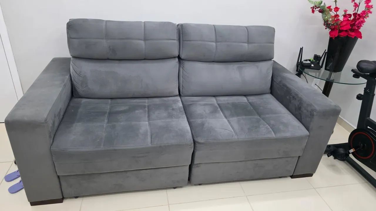 Sofá retrátil 3 Lugares.  - Foto 5