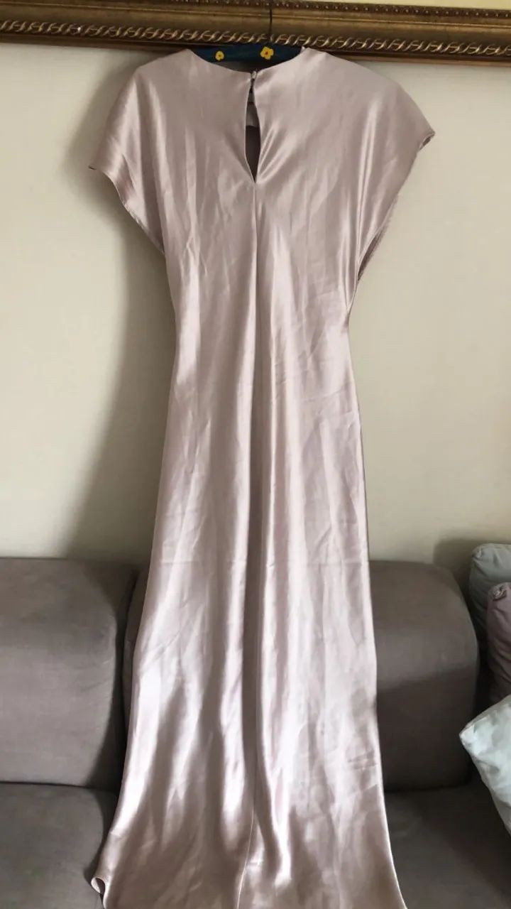 Vestido de cetim ZARA - Foto 2