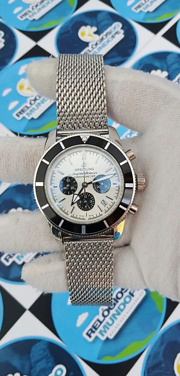 RELÓGIO BREITLING SUPER OCEAN PANDA CHNOGRAPH  - Foto 5