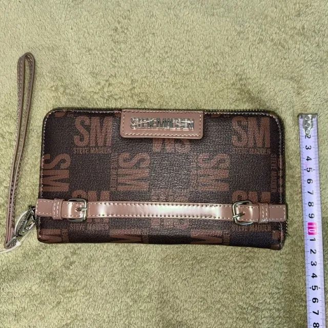 Carteira Clutch Steve Madden Marrom - Foto 2