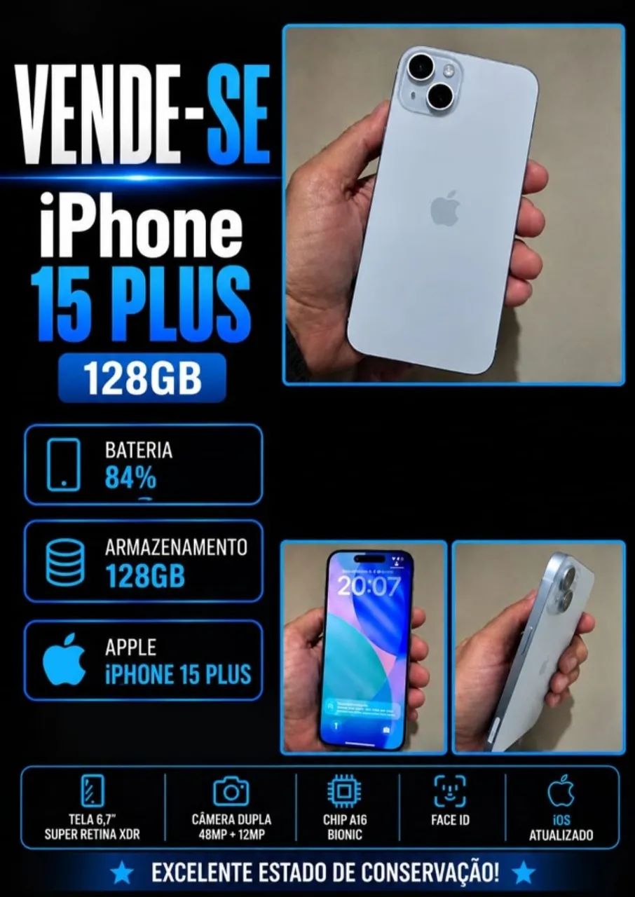 Iphone 15 Plus - Celulares e Smartphones - Jardim América, Jacareí
