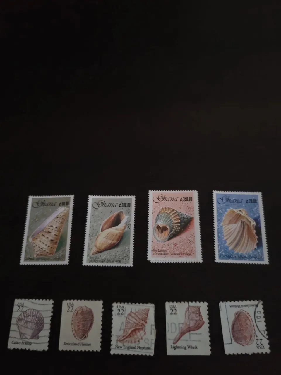 Coleção de selos , 29 selos , tema: conchas - Foto 3