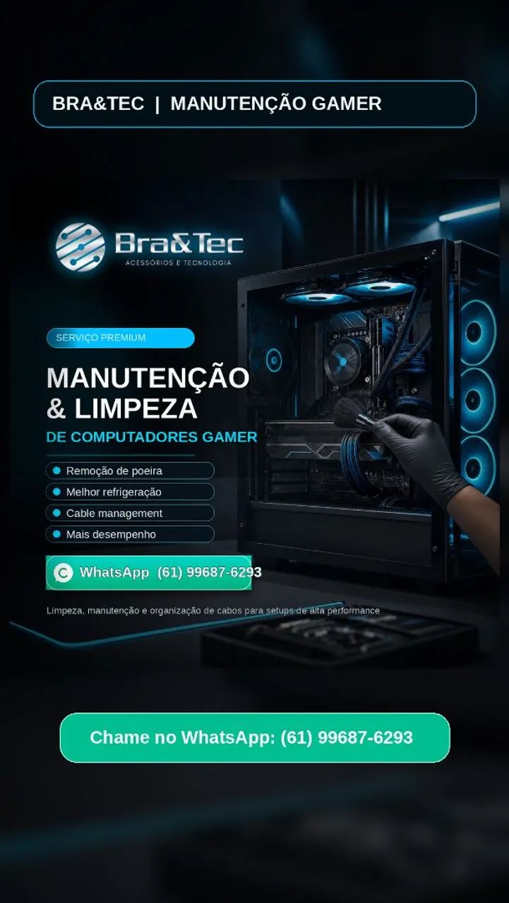 Manutenção Preventiva e Limpeza para PC Gamer