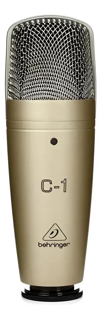 Microfone Behringer C-1 Condensador Cardioide Cor Dourado Dourado