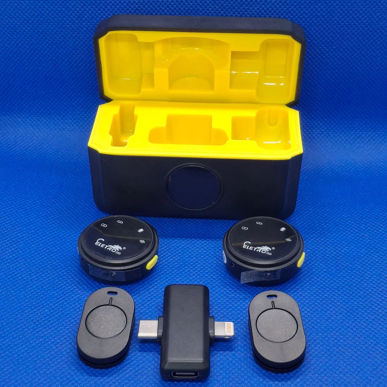 MICROFONE DE LAPELLA DUPLO SEM FIO - Foto 4