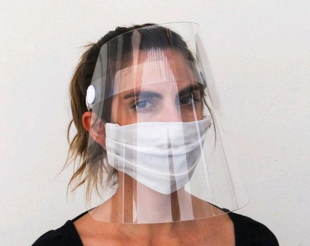Máscara Mascara Acrílico Viseira Protetor Facial face 