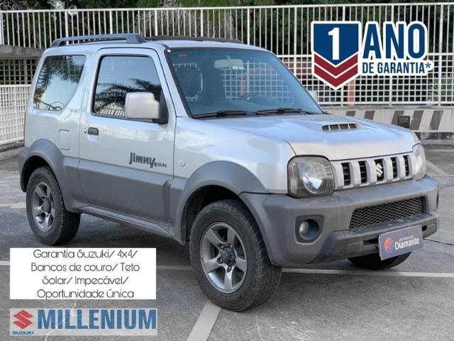 Lindo Suzuki Jimny 4sun 4x4 2015 com teto solar e couro. Oportunidade!