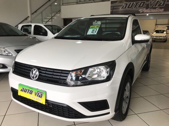 VW/SAVEIRO 1.6 TRENDLAINE ANO 2018 COMPLETA