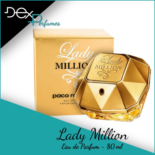 Perfume Paco Rabanne Lady Million 80ml - Novo/Lacrado e Original