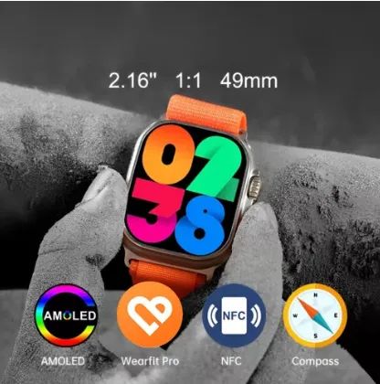 Relógio Smartwatch S9 Ultra Série 9 Nfc Gps 49mm Lançamento