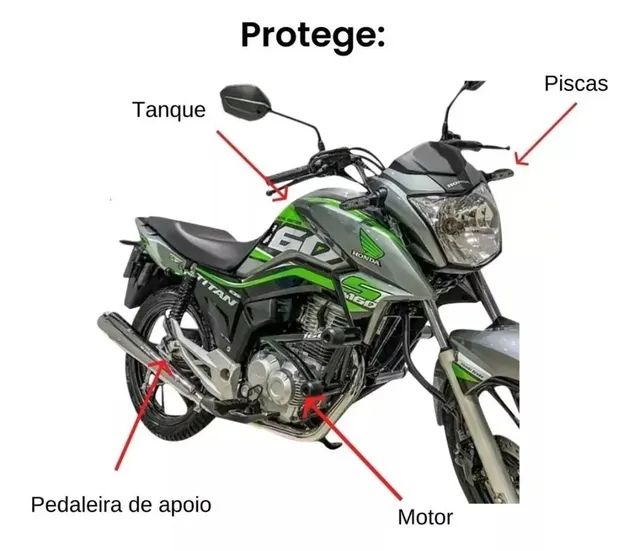 Protetor De Motor Stunrace Titan 160/ Fan 160