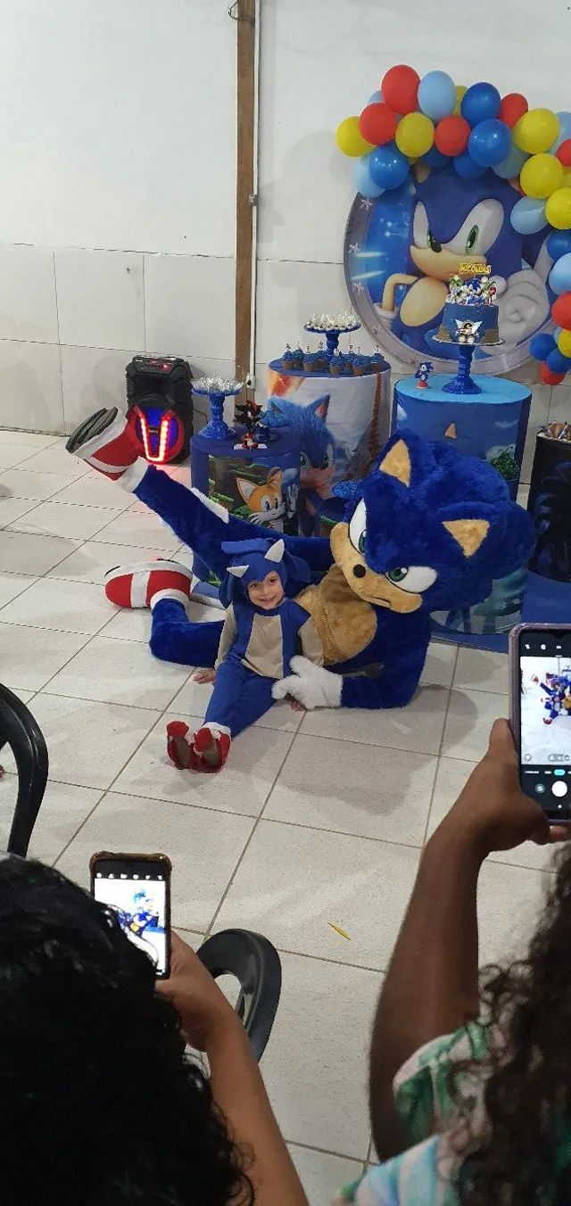 Sonic - Personagem Vivo RJ