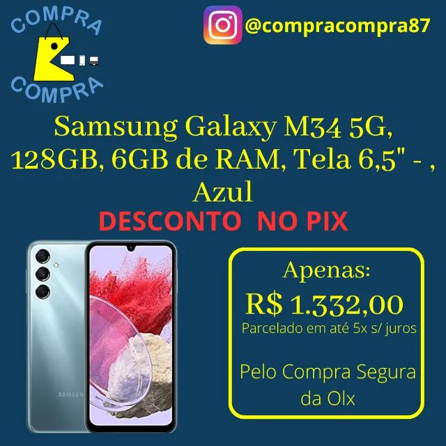 Galaxy M34 5G Azul 128 GB